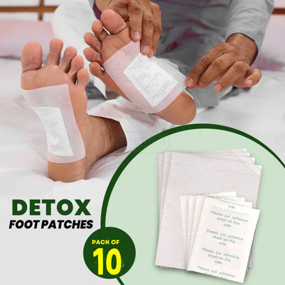 100% Merbal & Gentle Ingredient Detox Foot Patch (Buy 10 Get 10 Free)